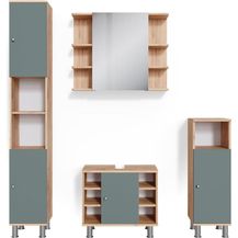 Bild für Badmöbel-Set Fynn Grün 4 Teile Vicco