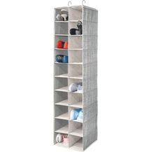 Bild für Hängeaufbewahrung Organizer mDesign Aufbewahrung Kleidung Schuhe Schwarz Creme