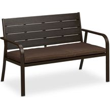 Bild für Gartenbank mit Sitzauflage