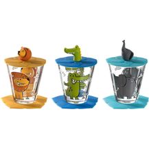 Bild für Leonardo BAMBINI 1 Kinderbecherset Löwe Krokodil Elefant 9-teilig