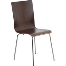 Bild für Besucherstuhl Pepe 1 Stuhl Walnuss