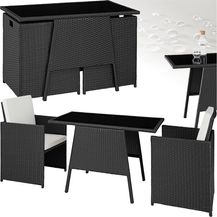 Bild für tectake Sitzgruppe Rattan Sitzgruppe, (Set, 3-tlg)