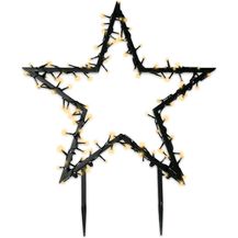 Bild für Gartenpirat LED Dekoobjekt Tanne Metallrahmen LED-Beleuchtung Weihnachtdeko außen mit Erdspieß, Warmweiß, Timer-und Schalter-Funktion: Schalter mit 3 Funktionen(ON/OFF/TIMER)