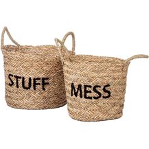 Bild für KidsDepot Messy en Stuff Aufbewahrungskorb Schwarz Schwarz 1