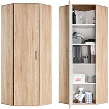 Bild für mokebo® Eckschrank in Sonoma Eiche aus Holz 'Der Lange' moderner Mehrzweckschrank für Flur, Schlafzimmer und Wohnzimmer, Schrank & Haushaltsschrank 