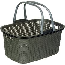 Bild für Rival Einkaufskorb "Rattan" Kunststoff mit 2 Griffen
