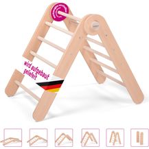 Bild für babybay Kletterdreieck Littlefoot natur lackiert