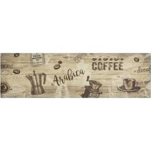 Bild für vidaXL Küchenteppich Waschbar Kaffee Braun 45x150 cm Samt 4005578