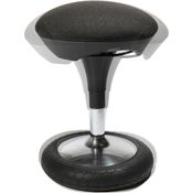Topstar,SI69G22,Sitness AA820, ergonomischerSitzhocker, Arbeitshocker, Bürohockermit Schwingeffekt, Sitzhöhenverstellung, Bezug anthrazit