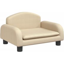 Bild für vidaXL Kindersofa Creme 50x40x30 cm Stoff 3196368