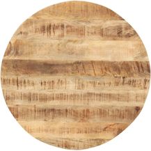 Bild für vidaXL Tischplatte Massivholz Mango Rund 15-16 mm 80 cm 286003