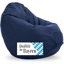 Bild für Bruni Sitzsack Classico L in Blaugrau – XL Sitzsack mit Innensack zum Lesen