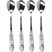 Bild für V&A Alice in Wonderland Teelöffel aus Edelstahl mit dekorativen Porzellangriffen, 15,5 cm (6 Zoll)