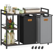 Bild für VASAGLE Wäschekorb 2 Fächer