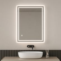 Bild für EMKE Badspiegel mit Beleuchtung LED Kaltwei?es Licht