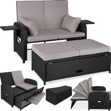 Bild für Rattan Sofa mit Aluminiumgestell Kreta