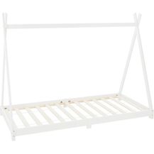 Bild für ML-DESIGN Kinderbett Hausbett Tipi Zeltbett inkl. Lattenrost Bodenbett Kinder Himmelbett