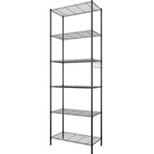 Bild für Himimi Regal,abstellraum Regal,Badezimmerregal Shelf,hoch schmal Standregale,Lagerregal 6 Ablage Küchenregal Metallregal