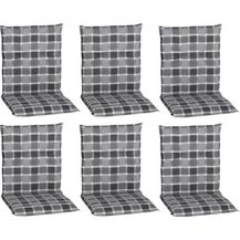 Bild für NYVI Sitzauflage Niedriglehner Auflagen 6er Set Barcelona Gartenstuhlauflagen 100x50cm, (6 St)