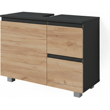 Bild für Waschbeckenunterschrank J-Shape Sonoma 80 x 60.8 cm Vicco