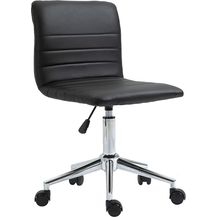 Bild für SVITA LINUS Schreibtischstuhl Kinder Drehstuhl Kunstlederbezug Schwarz