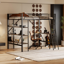 Bild für Merax 90 x 200cm Bettgestell Metallbett