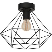 Bild für Eglo 43004 Deckenleuchte TARBES E27 1X40W Stahl schwarz Ø32,5cm H:27,5cm dimmbar