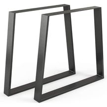 Bild für Tischbeine Schwarz 80 x 72 cm Trapezförmig Vicco