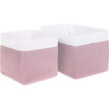 Bild für KraftKids Stoff-Körbchen in Waffel Piqué rosa