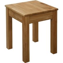 Bild für Krok Wood Hocker Tomas aus Massivholz 35 x 35 x 45 cm (Eiche, 1x ohne Eingriff)