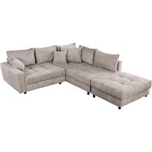 Bild für riess-ambiente Ecksofa KENT 220cm greige / schwarz