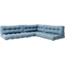 Bild für Vicco 7er Palettenkissen Set Sitzkissen Rückenkissen Flockenfüllung Palettenmöbel eisblau