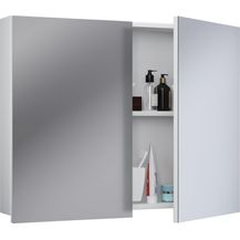 Bild für VCM Badmöbel Spiegelschrank Badinos 914457 Weiß H. 59 x B. 60 x T. 12 cm