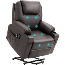 Bild für HOMCOM Massagesessel Elektrischer Aufstehsessel mit Seitentaschen (Fernsehsessel mit Fernbedienung, 1-St, Relaxsessel mit Liegefunktion)