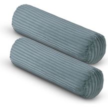 Bild für Sofakissen 70 x Ø20cm ( 2er Pack / Graugrün )