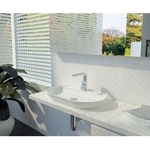 Bild für Keramik Waschtisch Waschbecken Aufsatzwaschbecken Wasch Tisch weiß 70x43