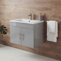 Bild für Waschbecken + Unterschrank HWC-D16