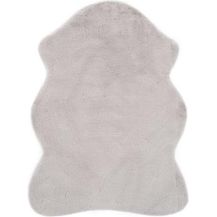 Bild für Teppich 65x95 cm Kunstfell Grau