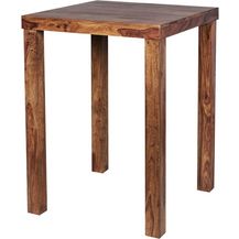 Bild für Bartisch Massivholz Sheesham 80 x 80 x 110 cm