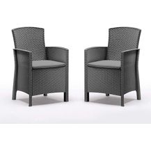 Bild für BICA Poltrona 2er Set Lido Gastro Sessel inkl. Sitzkissen