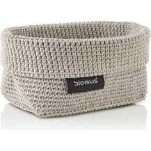 Bild für blomus -TELA- Häkelkorb M aus Kunstfaser, Sand, Korb für Aufbewahrung, hochwertige Verarbeitung, exklusive Optik, ideal für Handtücher, Kosmetik etc. (H / B / T: 9 x 10 x 15 cm, Sand, 68883)
