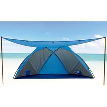 Bild für Strandmuschel 46254 mit zusätzlichem Sonnendach und UV-Schutz