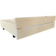 Bild für sunnypillow Palettenbett M2 aus Holz mit Kopfteil und 2 Bettkästen