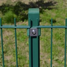 Bild für HOME DELUXE Pfosten für Doppelstabmattenzaun MORATA