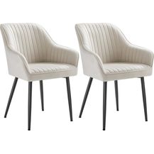 Bild für SONGMICS Esszimmerstuhl mit Armlehnen