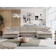 Bild für Mks Möbel 'Peter U' Wohnlandschaft mit Bettkasten