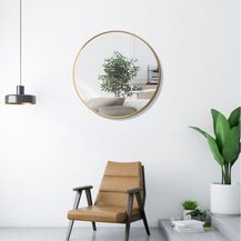Bild für HOKO Dekospiegel Rund 60cm/80cm Design Modern Wandspiegel (skandinavischen Design Badezimmerspiegel, Flurspiegel, Kosmetikspiegel, Schminkspiegel. 4mm Glass. mit Aluminium-Wandhalterung und Rahmen)