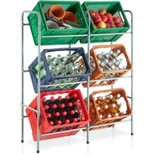 Bild für tectake Stabiles Kistenregal Getränkekistenregal Kastenregal