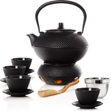 Bild für Bonvivre Teeset "London" 12-teilig Gusseisen-emailliert 