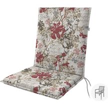 Bild für Doppler Sitzauflage "Living" Low, blumen, für Niederlehner (100 x 48 x 6 cm)